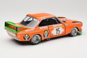 BMW 3.0 CSL E9 #15 Jägermeister Racing N. Lauda / G. Joisten 6 Hours Nurburgring 1973 Minichamps 1:18 155732615 Pressofusione — immagine 2 di 6