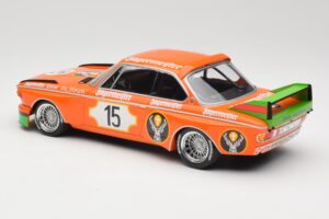 BMW 3.0 CSL E9 #15 Jägermeister Racing N. Lauda / G. Joisten 6 Hours Nurburgring 1973 Minichamps 1:18 155732615 Pressofusione — immagine 5 di 6