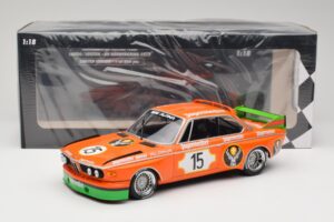 BMW 3.0 CSL E9 #15 Jägermeister Racing N. Lauda / G. Joisten 6 Hours Nurburgring 1973 Minichamps 1:18 155732615 Pressofusione — immagine 6 di 6