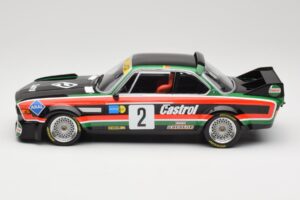 BMW 3.0 CSL E9 #2 Luigi Racing J-M. de Wael / A. de Fierlant Winners GP Nurburgring 1976 Minichamps 1:18 155762502 Pressofusi — immagine 3 di 6