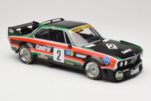 BMW 3.0 CSL E9 #2 Luigi Racing J-M. de Wael / A. de Fierlant Winners GP Nurburgring 1976 Minichamps 1:18 155762502 Pressofusi — immagine 4 di 6