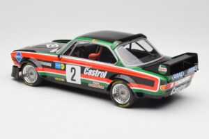 BMW 3.0 CSL E9 #2 Luigi Racing J-M. de Wael / A. de Fierlant Winners GP Nurburgring 1976 Minichamps 1:18 155762502 Pressofusi — immagine 5 di 6