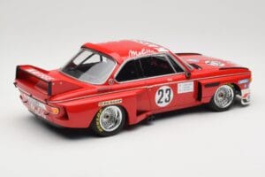 BMW 3.0 CSL E9 #23 Faltz Alpina A. de Fierlant / H. Grohs Zandvoort Trophy 1975 Minichamps 1:18 155752623 Pressofusione — immagine 2 di 6