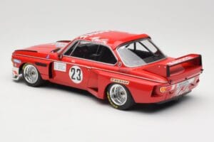 BMW 3.0 CSL E9 #23 Faltz Alpina A. de Fierlant / H. Grohs Zandvoort Trophy 1975 Minichamps 1:18 155752623 Pressofusione — immagine 5 di 6