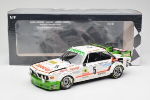 BMW 3.0 CSL E9 #5 Assoc Interim J-C. Chavan / A. Detrin Winners 24 Hours of Spa 1976 Minichamps 1:18 155762505 Pressofusione — immagine 6 di 6