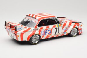 BMW 3.0 CSL E9 #71 Luigi Racing P. Xhenceval / J. Dieudonné 24 Hours of Le Mans 1977 Minichamps 1:18 155772571 Pressofusione — immagine 2 di 6