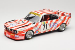 BMW 3.0 CSL E9 #71 Luigi Racing P. Xhenceval / J. Dieudonné 24 Hours of Le Mans 1977 Minichamps 1:18 155772571 Pressofusione