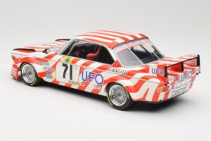 BMW 3.0 CSL E9 #71 Luigi Racing P. Xhenceval / J. Dieudonné 24 Hours of Le Mans 1977 Minichamps 1:18 155772571 Pressofusione — immagine 5 di 6