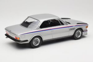 BMW 3.0 CSL E9 Polaris Silver Minichamps 1:18 155028135 Pressofusione — immagine 2 di 6