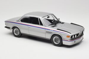 BMW 3.0 CSL E9 Polaris Silver Minichamps 1:18 155028135 Pressofusione — immagine 4 di 6