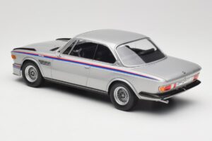 BMW 3.0 CSL E9 Polaris Silver Minichamps 1:18 155028135 Pressofusione — immagine 5 di 6