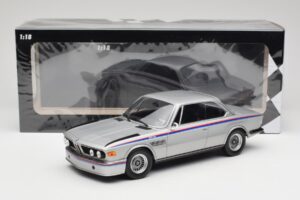 BMW 3.0 CSL E9 Polaris Silver Minichamps 1:18 155028135 Pressofusione — immagine 6 di 6