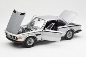 BMW 3.0 CSL E9 Argento Minichamps 1:18 180029020 Pressofusione — immagine 2 di 8