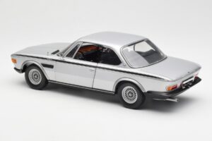 BMW 3.0 CSL E9 Argento Minichamps 1:18 180029020 Pressofusione — immagine 7 di 8