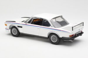 BMW 3.0 CSL E9 Con Set Spoiler Bianco Minichamps 1:18 180029021 Pressofusione — immagine 7 di 8