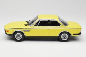 BMW 3.0 CSL E9 Giallo Minichamps 1:18 155028130 Pressofusione — immagine 3 di 6