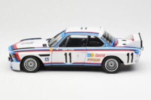 BMW 3.0 CSL #11 C. Amon / H. Stuck 24 Hours of Spa 1973 AUTOart 1:18 87347 Pressofusione — immagine 4 di 8
