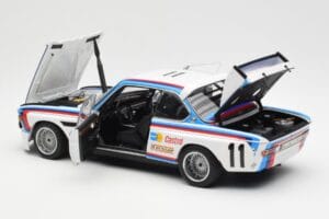 BMW 3.0 CSL #11 C. Amon / H. Stuck 24 Hours of Spa 1973 AUTOart 1:18 87347 Pressofusione — immagine 5 di 8