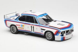 BMW 3.0 CSL #11 C. Amon / H. Stuck 24 Hours of Spa 1973 AUTOart 1:18 87347 Pressofusione — immagine 6 di 8