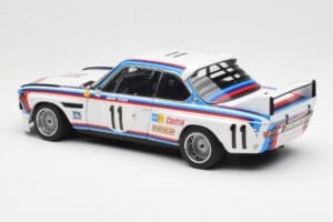 BMW 3.0 CSL #11 C. Amon / H. Stuck 24 Hours of Spa 1973 AUTOart 1:18 87347 Pressofusione — immagine 7 di 8