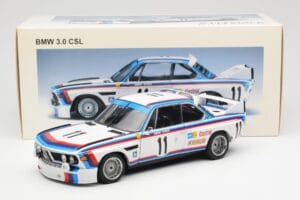 BMW 3.0 CSL #11 C. Amon / H. Stuck 24 Hours of Spa 1973 AUTOart 1:18 87347 Pressofusione — immagine 8 di 8