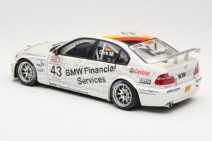 BMW 320i E46 #43 D. Muller WTCC 2005 AUTOart 1:18 80543 Pressofusione — immagine 5 di 6