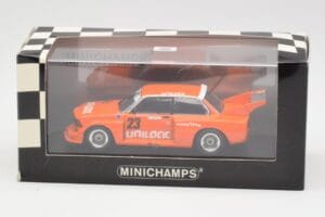 BMW 320i Group 5 #23 E. Cheever / G. Villeneuve 6 Hours of Mosport Class Winners 1977 Damaged Spoiler Minichamps 1:43 4007723 — immagine 5 di 5