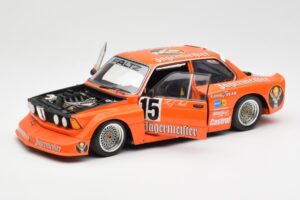 BMW 320i #15 Jägermeister H-J. Stuck Winner DRM Eifelrennen 1977 Minichamps 1:18 180772115 Pressofusione — immagine 2 di 8