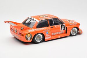 BMW 320i #15 Jägermeister H-J. Stuck Winner DRM Eifelrennen 1977 Minichamps 1:18 180772115 Pressofusione — immagine 3 di 8