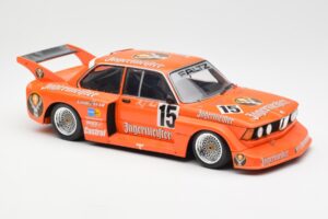BMW 320i #15 Jägermeister H-J. Stuck Winner DRM Eifelrennen 1977 Minichamps 1:18 180772115 Pressofusione — immagine 6 di 8