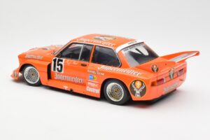 BMW 320i #15 Jägermeister H-J. Stuck Winner DRM Eifelrennen 1977 Minichamps 1:18 180772115 Pressofusione — immagine 7 di 8