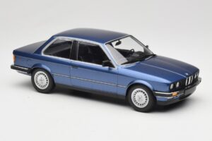 BMW 323i E30 Blue Metallic Minichamps 1:18 155026002 Pressofusione — immagine 4 di 6