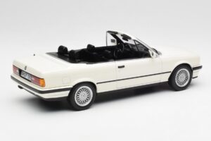 BMW 325i E30 Cabriolet Alpine Bianco Norev 1:18 183213 Pressofusione — immagine 2 di 6