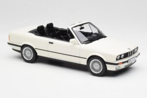 BMW 325i E30 Cabriolet Alpine Bianco Norev 1:18 183213 Pressofusione — immagine 4 di 6