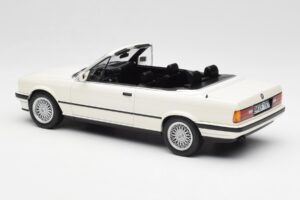 BMW 325i E30 Cabriolet Alpine Bianco Norev 1:18 183213 Pressofusione — immagine 5 di 6