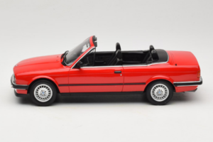BMW 325i E30 Cabriolet Rosso Brillante Otto 1:18 OT1194 Resina — immagine 3 di 6