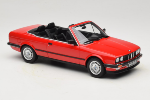BMW 325i E30 Cabriolet Rosso Brillante Otto 1:18 OT1194 Resina — immagine 4 di 6