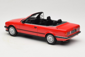 BMW 325i E30 Cabriolet Rosso Brillante Otto 1:18 OT1194 Resina — immagine 5 di 6