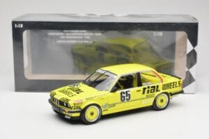 BMW 325i E30 #65 Auto Budde D. Hamelmann / K. Walterscheid 24 Hours Nürburgring 1986 Minichamps 1:18 155862665 Pressofusione — immagine 6 di 6
