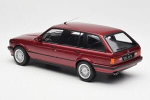 BMW 325i E30 Touring Rosso Metallic Norev 1:18 183218 Pressofusione — immagine 5 di 6