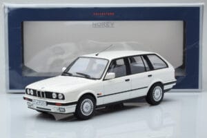 BMW 325i E30 Touring Bianco Edizione Limitata Norev 1:18 183217 Pressofusione — immagine 6 di 6