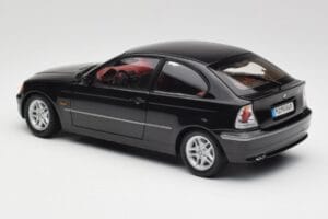 BMW 325Ti Compact E46 Nero Kyosho 1:18 80430024440 Pressofusione — immagine 6 di 7