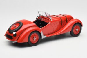 BMW 328 Rosso Minichamps 1:18 155025031 Pressofusione — immagine 2 di 6