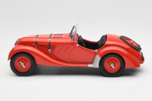 BMW 328 Rosso Minichamps 1:18 155025031 Pressofusione — immagine 3 di 6