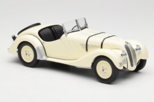 BMW 328 Roadster Bianco Minichamps 1:18 80435A8F228 Pressofusione — immagine 4 di 6