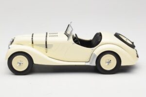 BMW 328 Roadster Bianco Minichamps 1:18 80435A8F228 Pressofusione — immagine 5 di 6