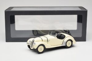 BMW 328 Roadster Bianco Minichamps 1:18 80435A8F228 Pressofusione — immagine 6 di 6