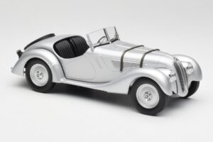 BMW 328 Argento Minichamps 1:18 155025030 Pressofusione — immagine 4 di 6
