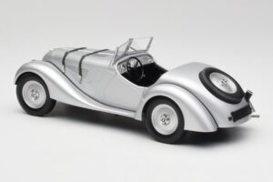 BMW 328 Argento Minichamps 1:18 155025030 Pressofusione — immagine 5 di 6