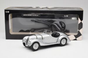 BMW 328 Argento Minichamps 1:18 155025030 Pressofusione — immagine 6 di 6